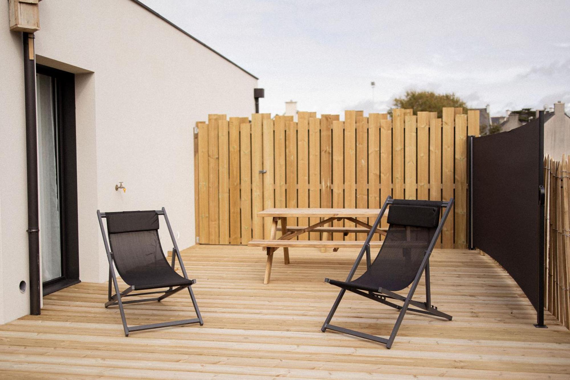 Men Louet O - Gite De Bord De Mer Ploudalmezeau Exterior photo